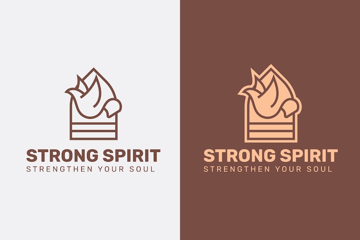 Vector gratuito plantilla de logotipo de iglesia de diseño plano