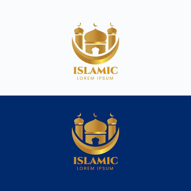 Plantilla de logotipo islámico