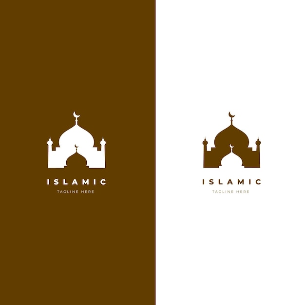 Plantilla de logotipo islámico