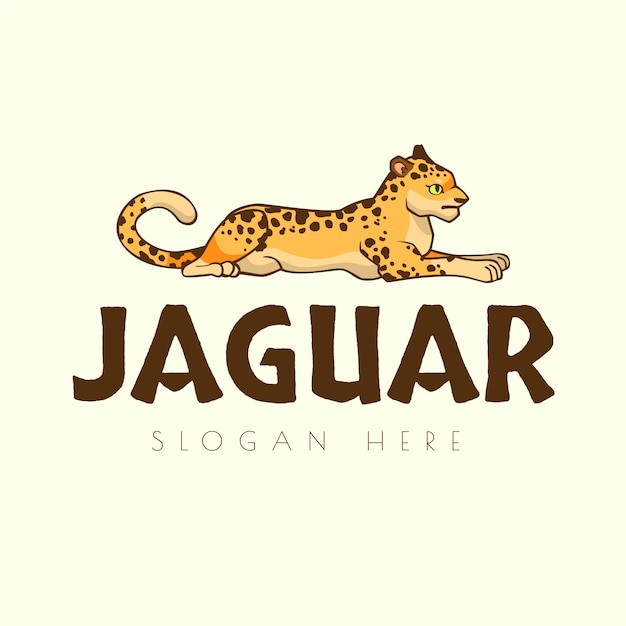 Vector gratuito plantilla de logotipo de jaguar