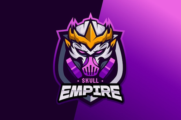 plantilla de logotipo de juego de gradiente