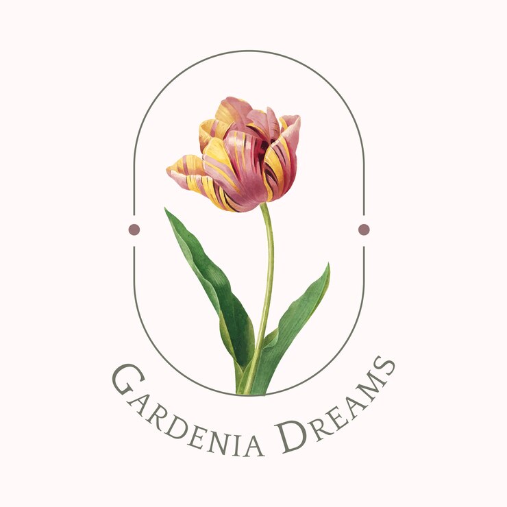 Vector gratuito plantilla de logotipo de la marca flower