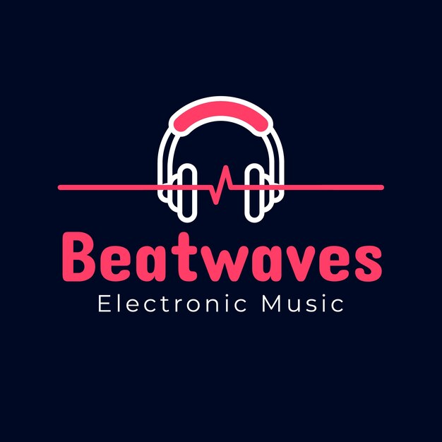 plantilla de logotipo de música