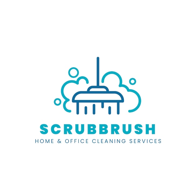 Plantilla de logotipo de servicio de limpieza