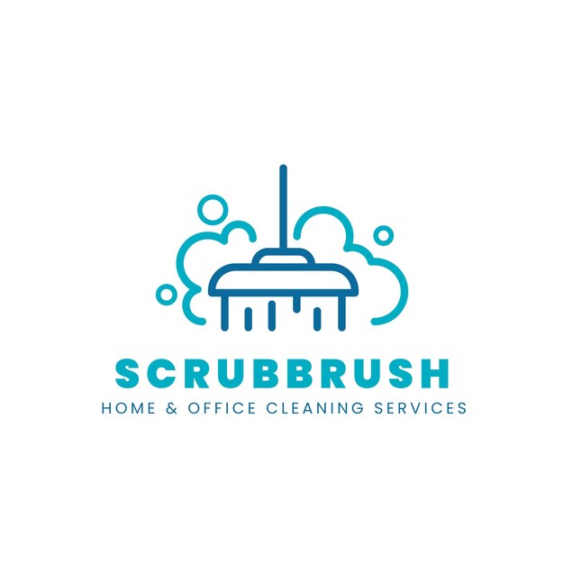 Plantilla de logotipo de servicio de limpieza