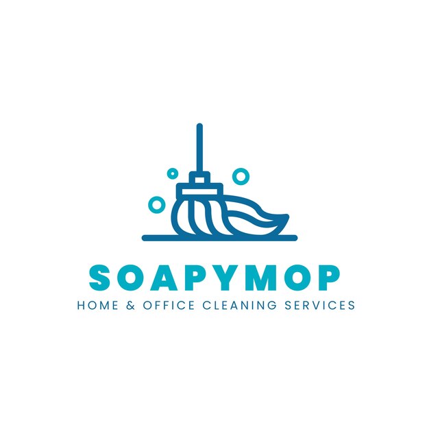 Plantilla de logotipo de servicio de limpieza