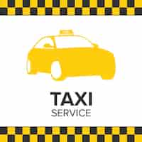 Vector gratuito plantilla de logotipo de taxi