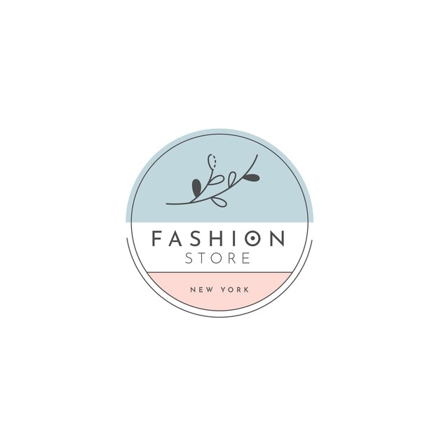 Plantilla de logotipo de tienda de moda