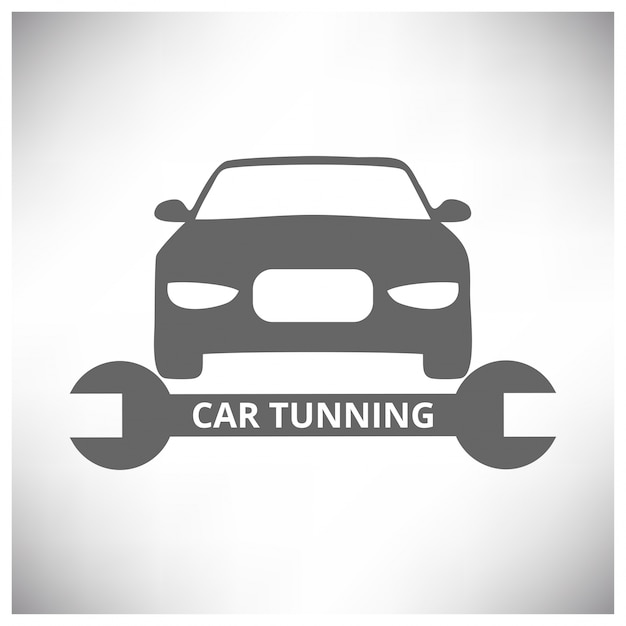 Vector gratuito plantilla de logotipo de tuning de coches