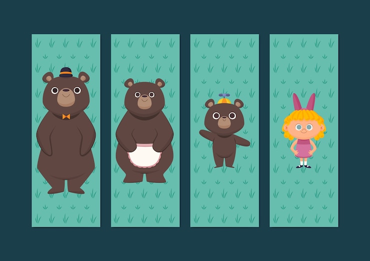 Vector gratuito plantilla de marcador de diseño plano dibujado a mano