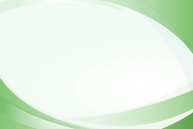 Plantilla de marco de curva verde