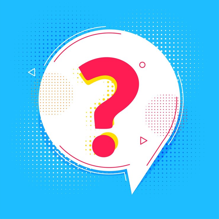 Vector gratuito plantilla moderna de símbolo de marca de preguntas frecuentes para discurso social o vector de discusión
