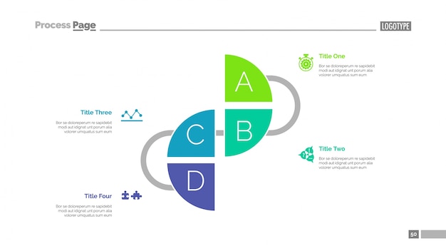 Vector gratuito plantilla de opciones infográficas modernas