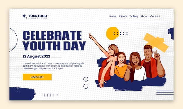 Plantilla de página de aterrizaje plana de regreso a la escuela
