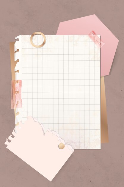Plantilla de papel cuadriculado