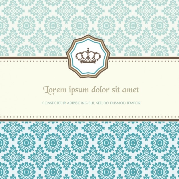 Plantilla de patrón turquesa