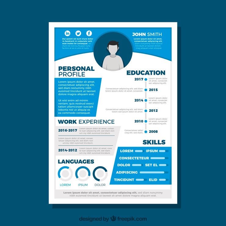 Vector gratuito plantilla de plan de estudios