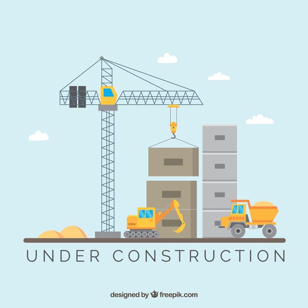 Plantilla plana en construcción