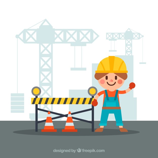 Plantilla plana en construcción