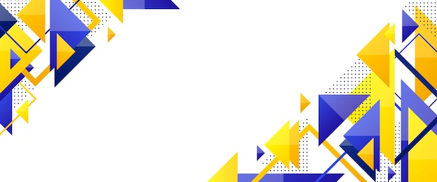 Plantilla de portada de aplicación geométrica con formularios