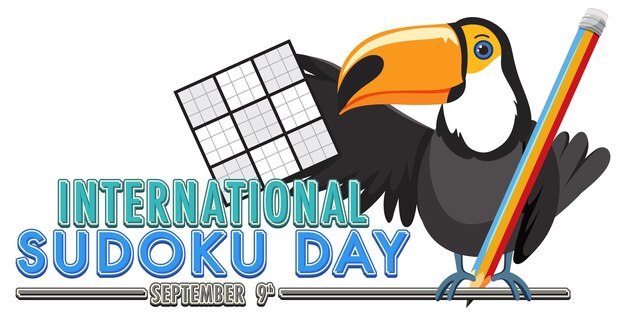 Plantilla de póster del Día Internacional del Sudoku