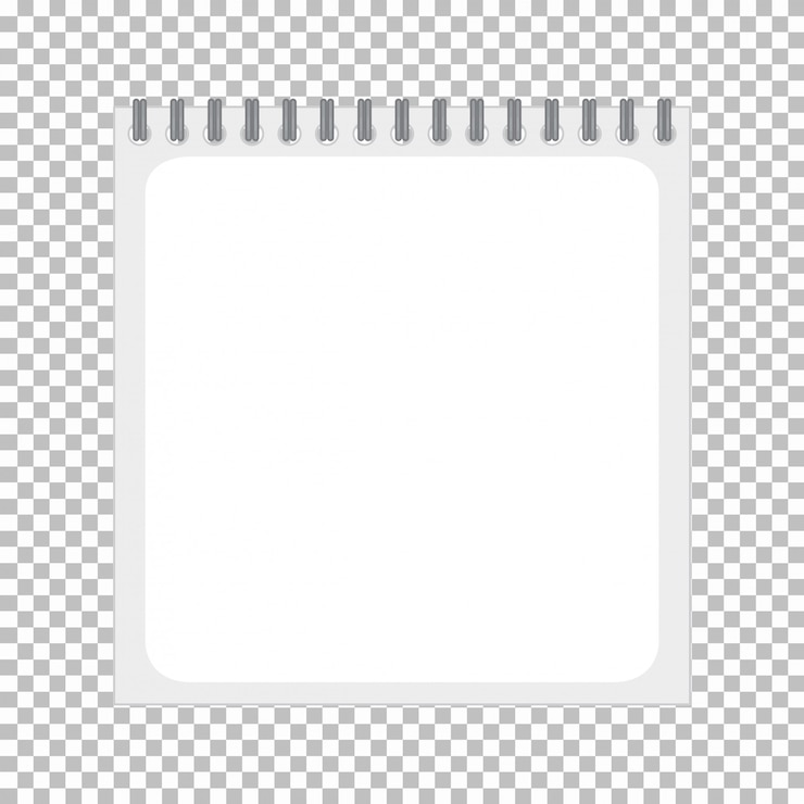 Vector gratuito plantilla de producto de cuaderno sin gráfico