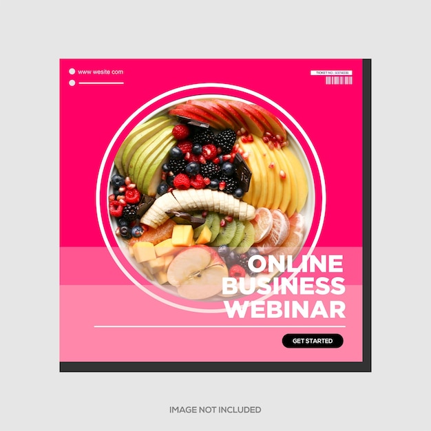 Vector gratuito plantilla de redes sociales diseño de alimentos minimalista moderno