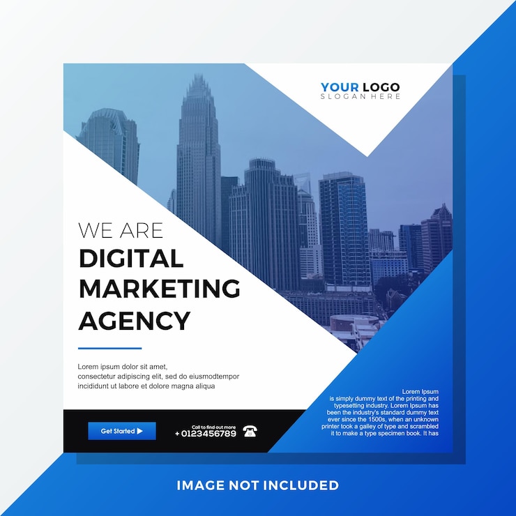 Vector gratuito plantilla de redes sociales instagram post marketing comercial