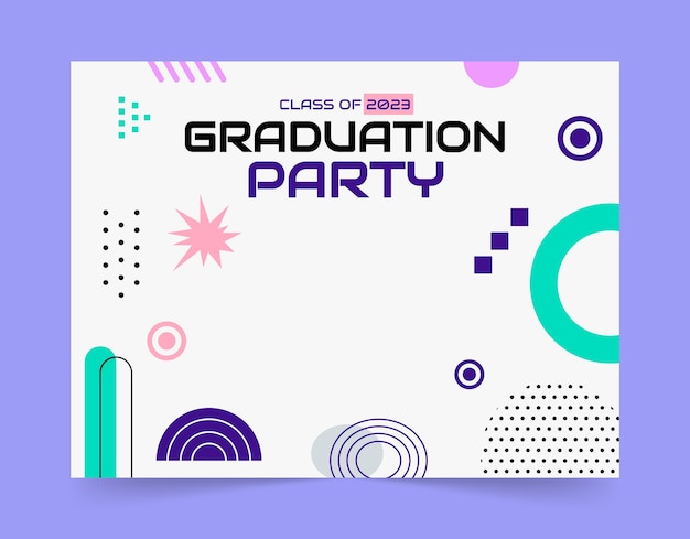 Plantilla de sesión fotográfica para la graduación de la clase 2023