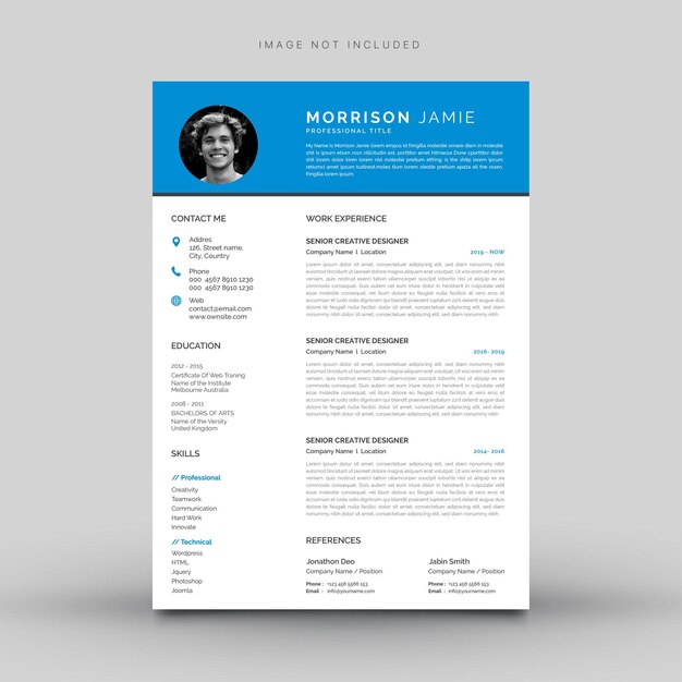 Plantilla simple moderna para plan de estudios