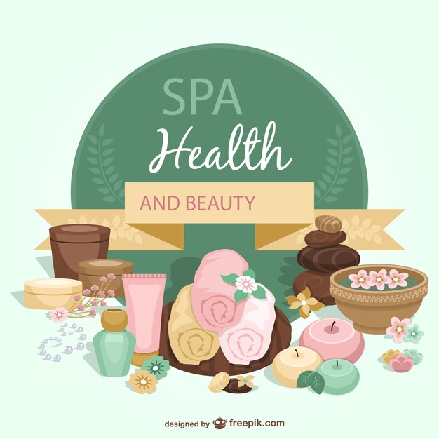 Plantilla de spa y belleza