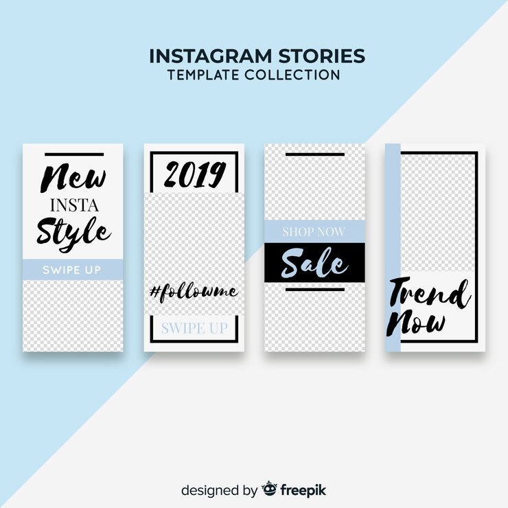 Vector gratuito plantilla de stories de instagram