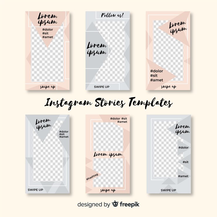 Vector gratuito plantilla de stories de instagram