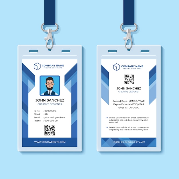 Download Vectores Gratuitos De Tarjeta Identificacion Mockup 500 Imagenes En Formato Ai Eps