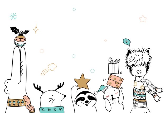 Plantilla de tarjeta de Navidad