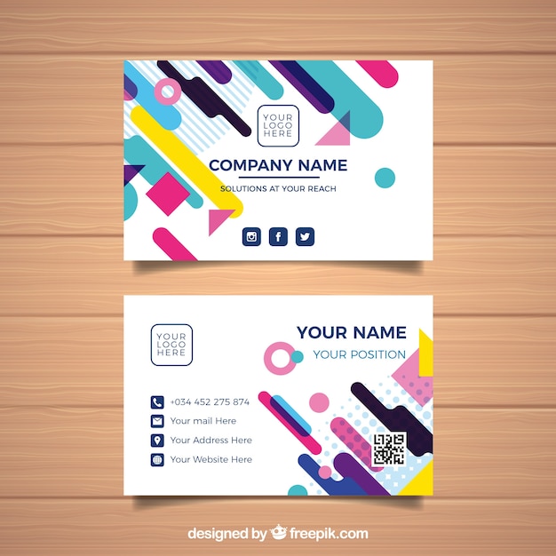 Plantilla de tarjeta de negocio creativa