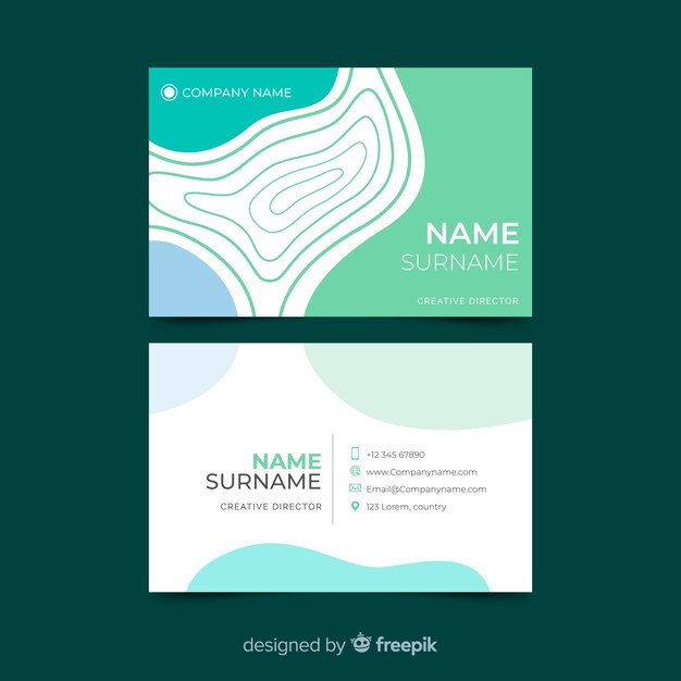plantilla de la tarjeta de negocios