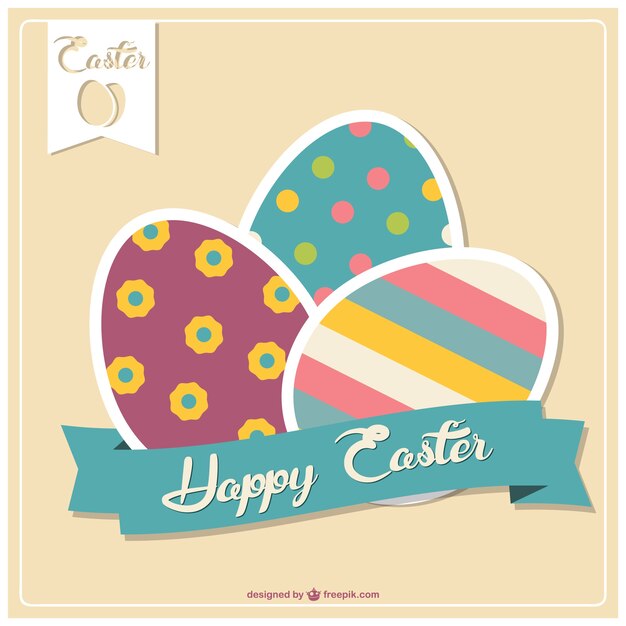 Plantilla de tarjeta de Pascua