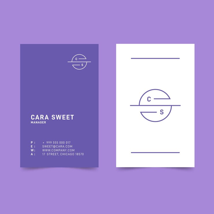 Vector gratuito plantilla de tarjeta de visita abstracta