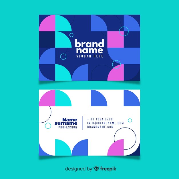 plantilla de tarjeta de visita creativa