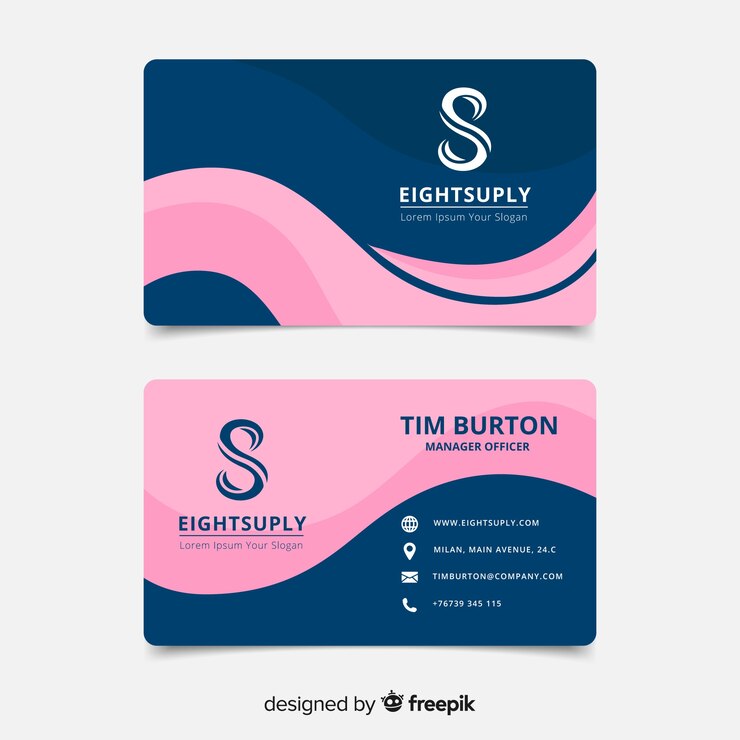 Vector gratuito plantilla de tarjeta de visita