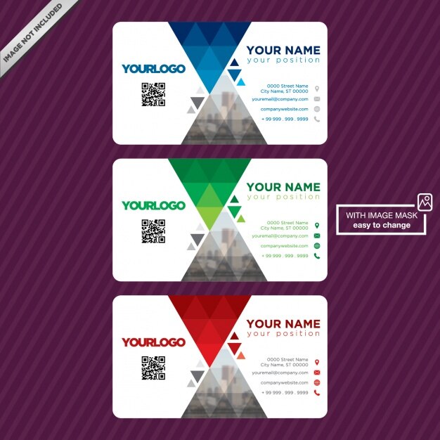 Plantilla de tarjetas de visita
