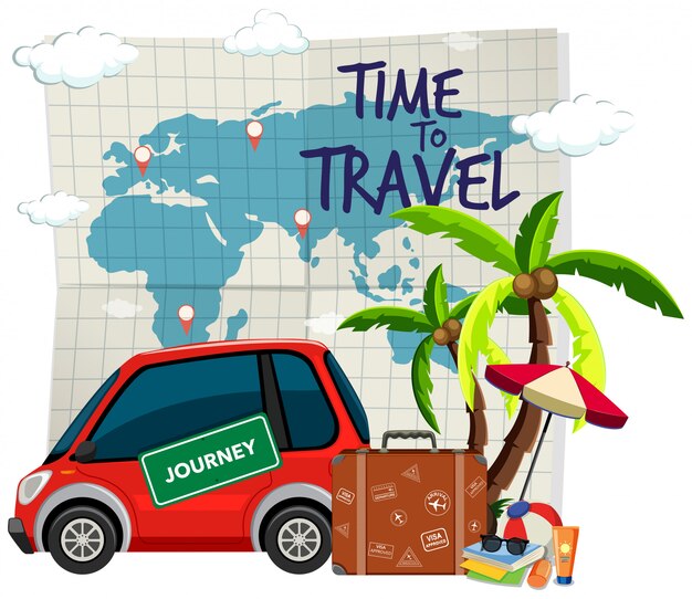 Plantilla de tiempo de viaje