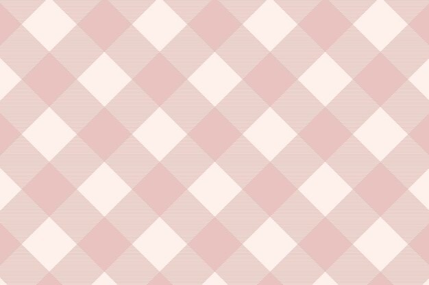 Plantilla de vector de fondo de tartán rosa de patrones sin fisuras