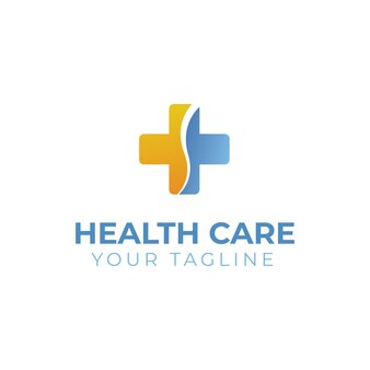 Plantilla de vector de logotipo de cuidado de la salud. adecuada para su empresa en el campo de la salud