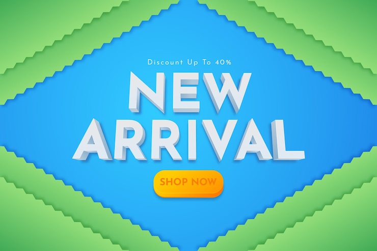 Vector gratuito plantilla de venta de fondo de nueva llegada degradado