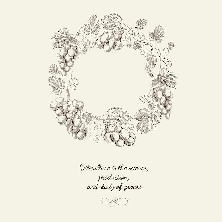 Vector gratuito plantilla vintage de guirnalda de bayas abstractas