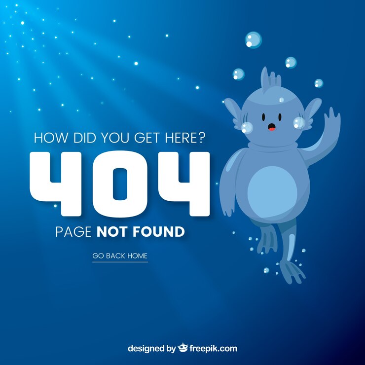 Vector gratuito plantilla de web de error 404 con monstruo divertido