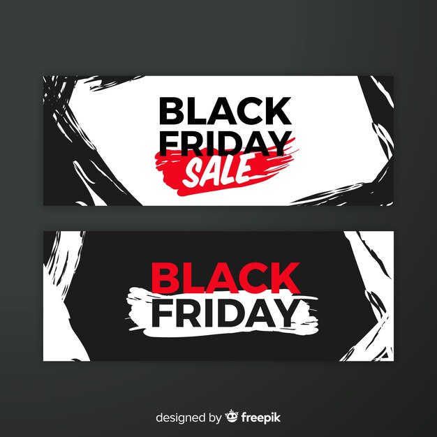 Plantillas de banners de rebajas de black friday