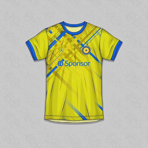 Plantillas de camisetas de fútbol profesional